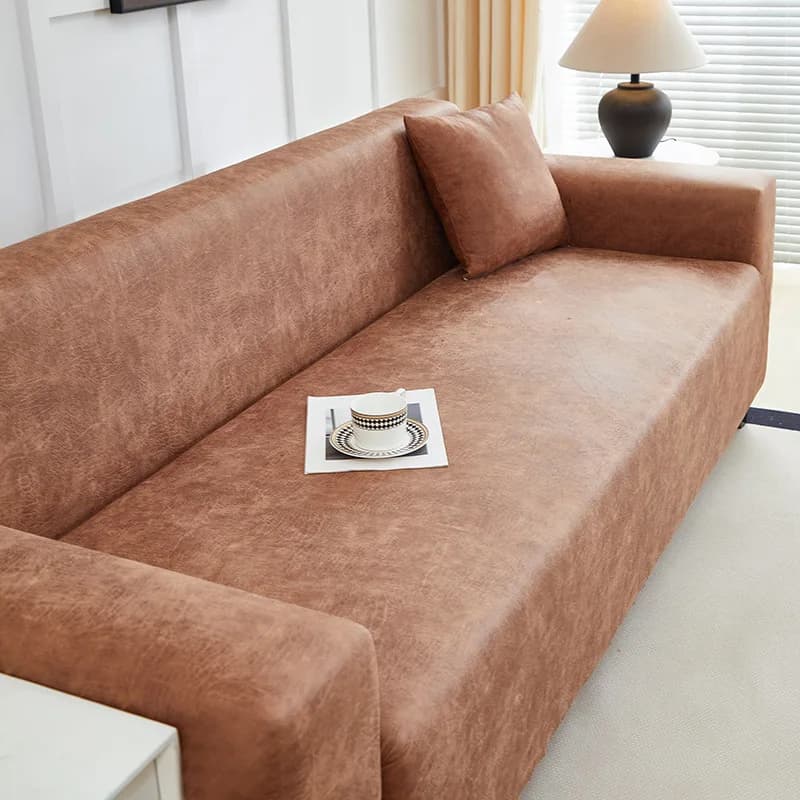 Adjustable Waterproof Elastic Sofa Cover Armchair Protector Corner L Shape Stretch Slipcovers Couch Covers 1/2/3/4/5 Seater