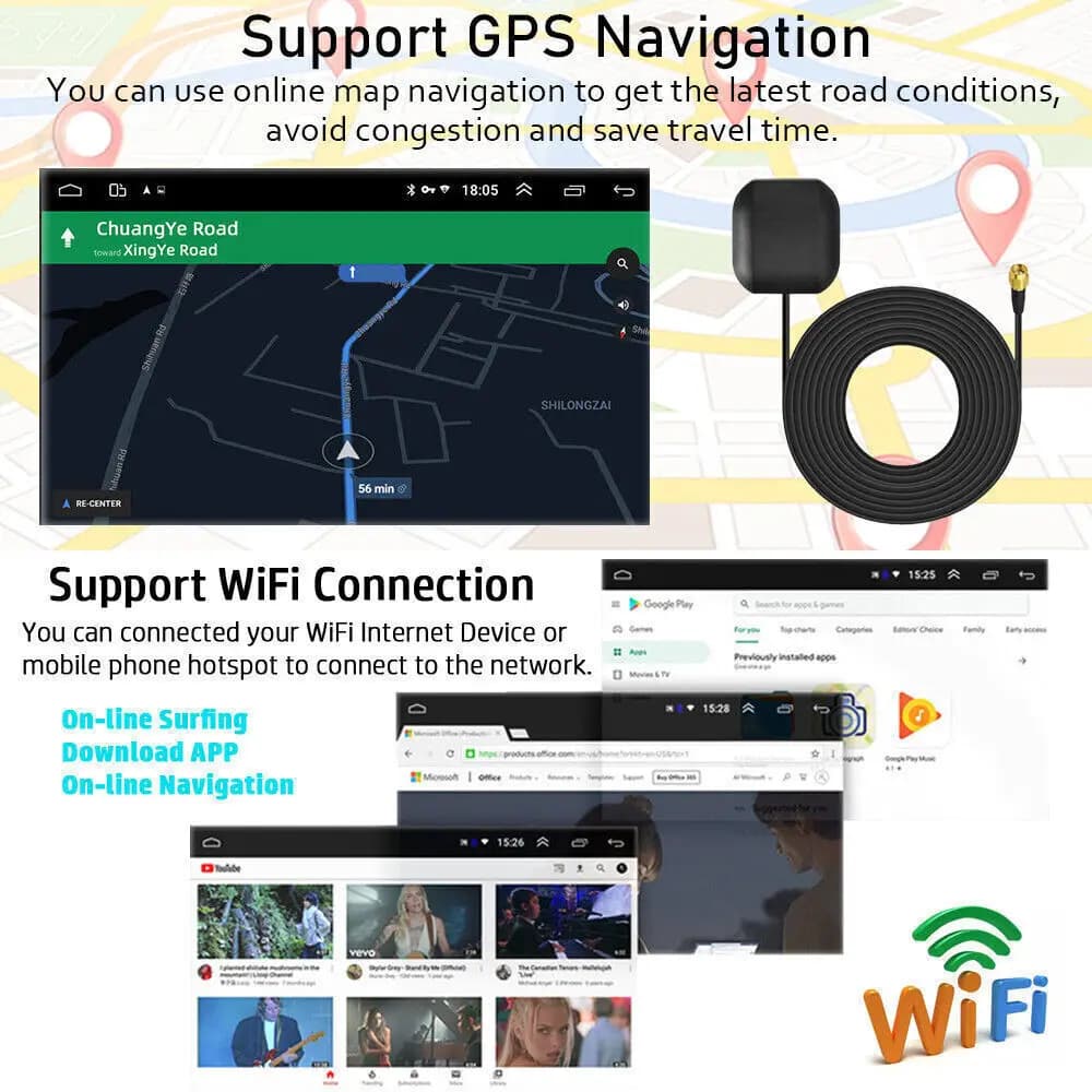 Car Multimedia Player Bluetooth GPS Navigation Touch Screen Display For Benz Smart 2014 - 2022 9" Android 14 Android auto/4+64