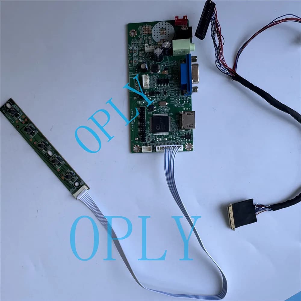 LED panel screen 58C Controller board kit work for B101AW02 B101AW03 B101AW06 10.1" 1024×600 monitor HDMI-Compatible VGA Audio