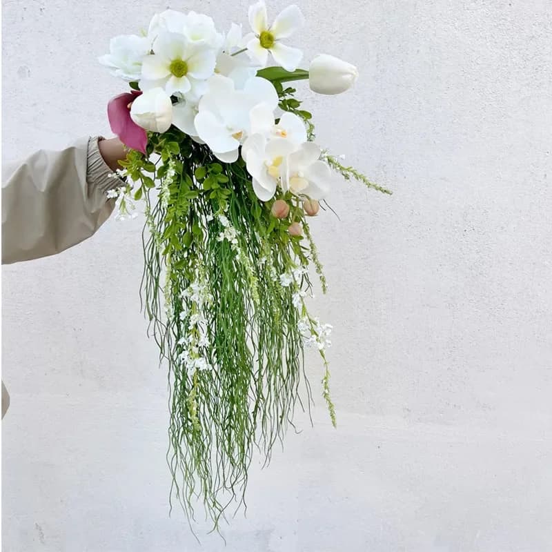 Mori's small fresh Korean travel photography wedding photo shooting props photography aesthetics pendulum simulation bouquet