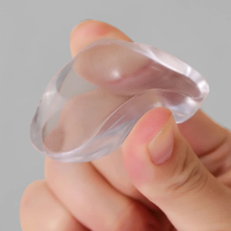 6 Pezzi Paracolpi Adesivi per Maniglie, Cuscinetti Ferma Porta in Silicone Trasparente, Protezione Impermeabile Antishock Silenziosa