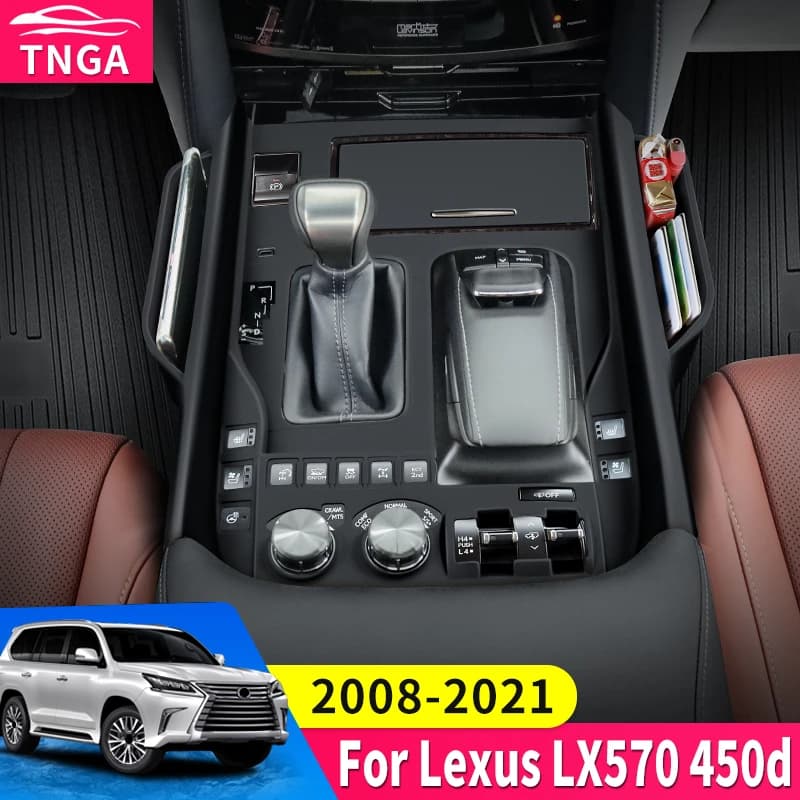 Per il 2016-2023 Lexus LX570 LX450d console centrale Custodia protettiva copertura ingranaggi 2019 LX 570 Interni aggiornamento Accessori
