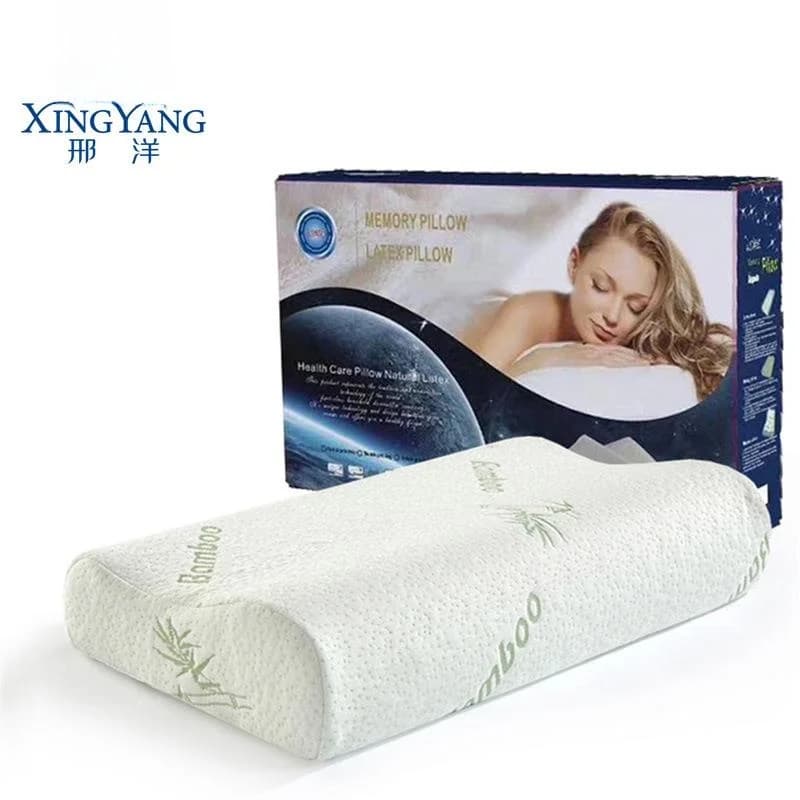Cuscino in Memory Foam a Forma d'Onda, Supporto per il Collo a Lento Ritorno, per Studenti e Uso Domestico, Inserto per Piumino Singolo