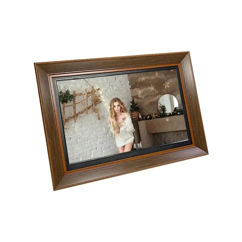 Factory Supply Built In Wood Electronic Digital Photo Picture Frame Inch