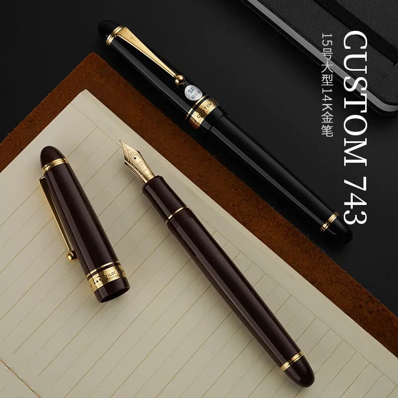 Giappone PILOT Custom 743 grande penna in oro 14 carati FA Deluxe Scrittura evidenziatore a penna migliorato
