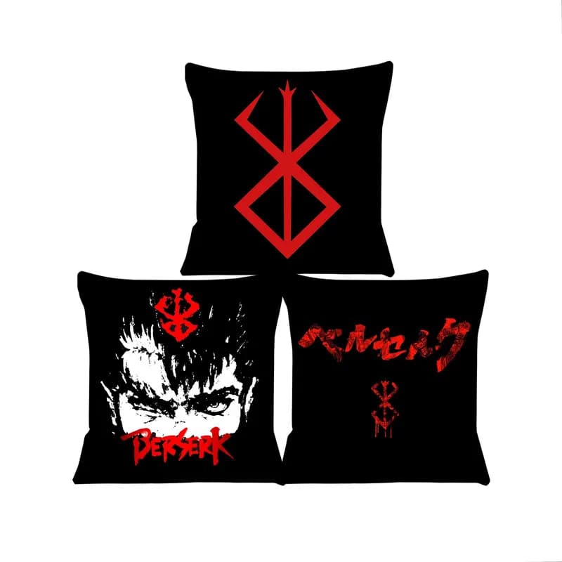 Berserk Fodera per Cuscino per Divano Federa per Sedile Auto Federa 45X45 cm Per La Casa Decorativa SJ-823