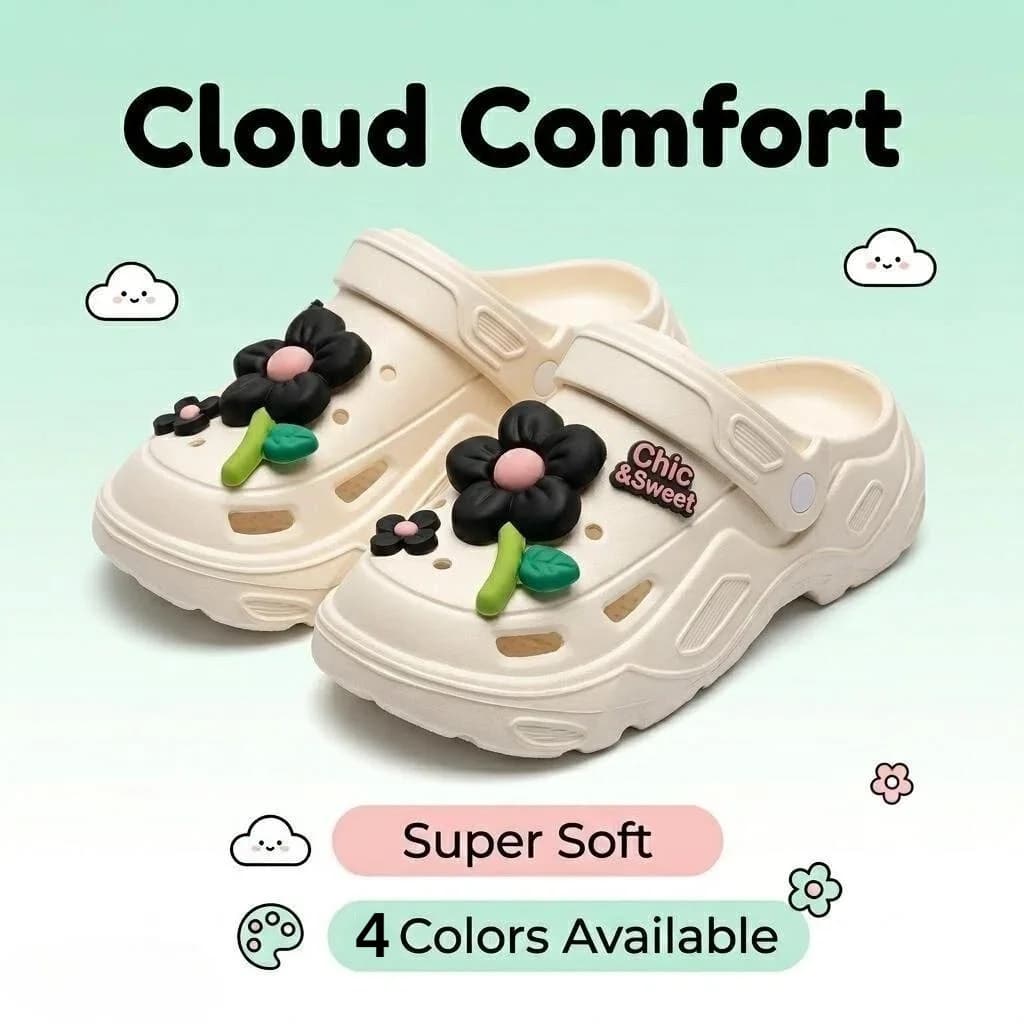 Nuovi Zoccoli da Donna, Ciabatte e Sandali da Giardino Antiscivolo, Scarpe Estive alla Moda per Interni/Esterni con Suola Spessa