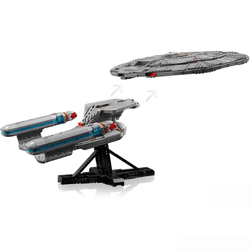 3600 particelle Arma di guerra spaziale Federazione MOC Starship Enterprise Veicolo spaziale Modello di combattimento Building Blocks Giocattolo educativo Regalo
