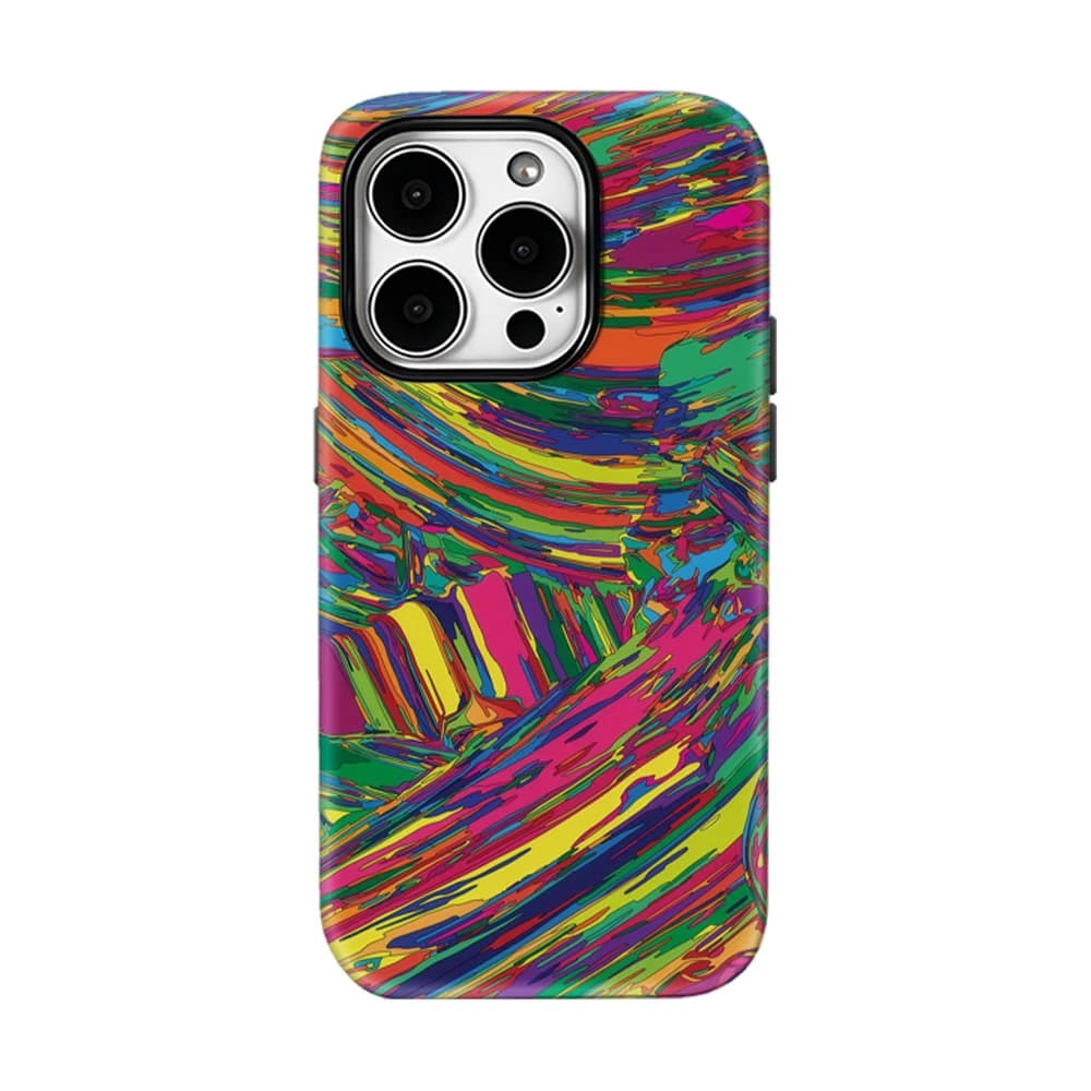 Custodia per iPhone 17 16 15 14 13 Pro Max Plus con design Graffiti, magnetica, a strato singolo/doppio, resistente