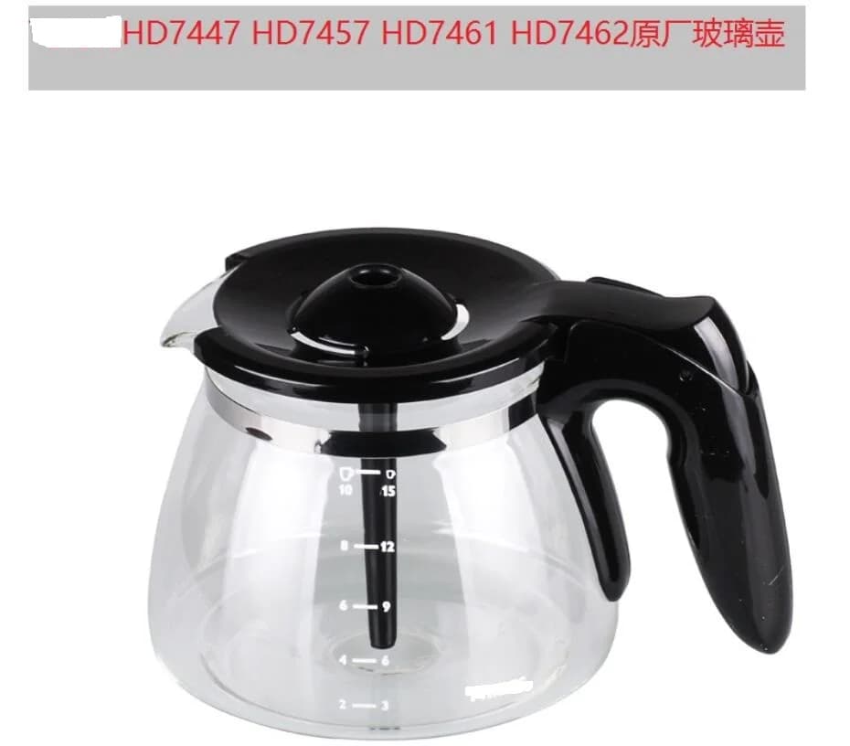 1.2L dress for PHILIPS HD7447 7457 7461 7462 home use dripping part of coffee house cafeteria pot glass coffee maker coffee cup accessories