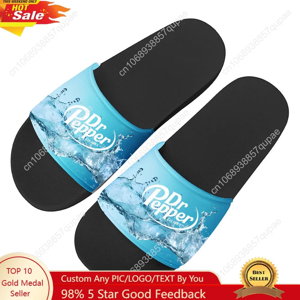Pantofole D-DR Scarpe da acqua per la casa P-Pepper Uomo Donna Retro Street Cosplay Traspirante Adolescente Sandali da piscina da spiaggia Pantofola estiva