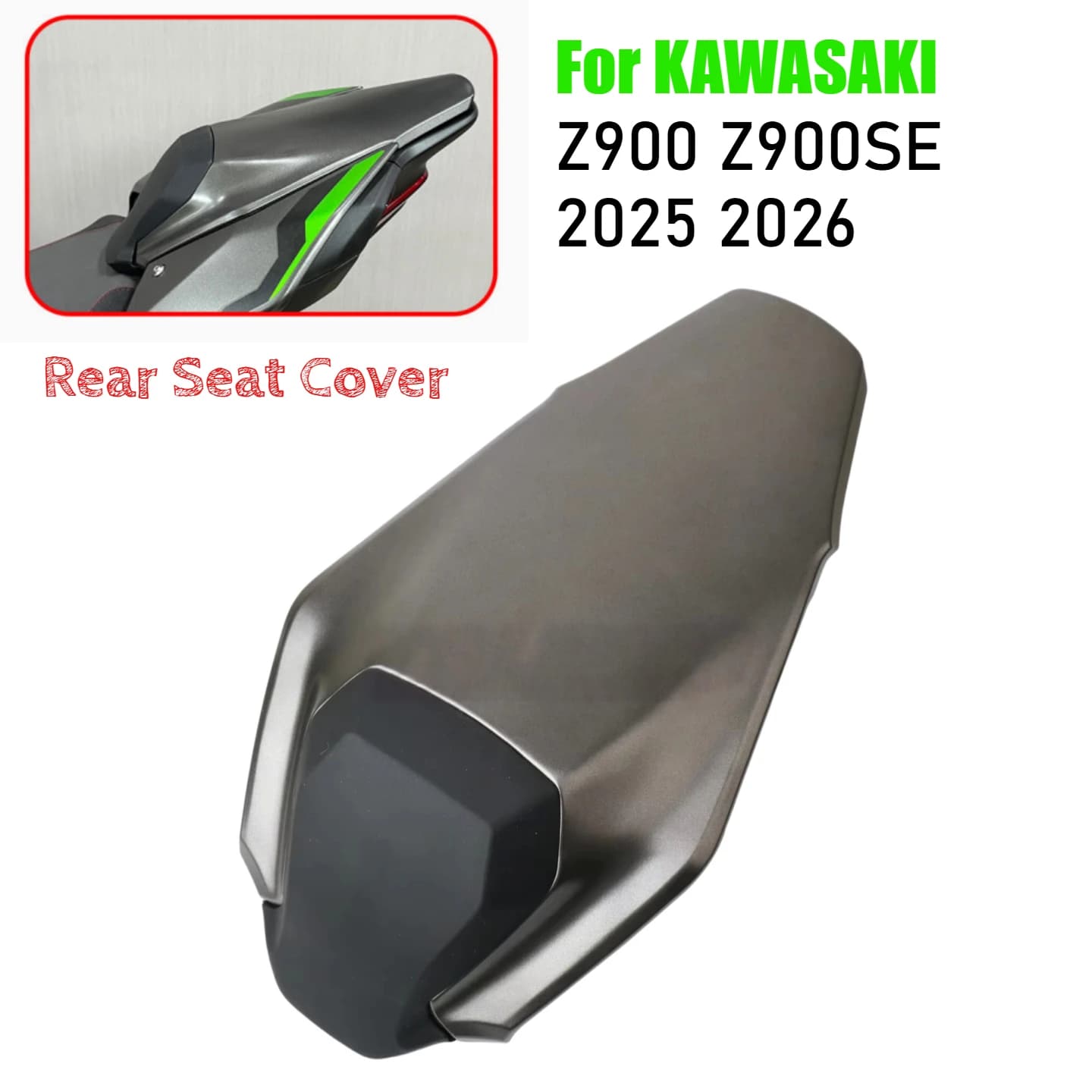 For KAWASAKI Z900 Z900SE z900 Z 900 SE 2025 2026 Passenger Pillion Seat Cowl Rear Seat Tail Cover Fairing Motorcycle Accessories