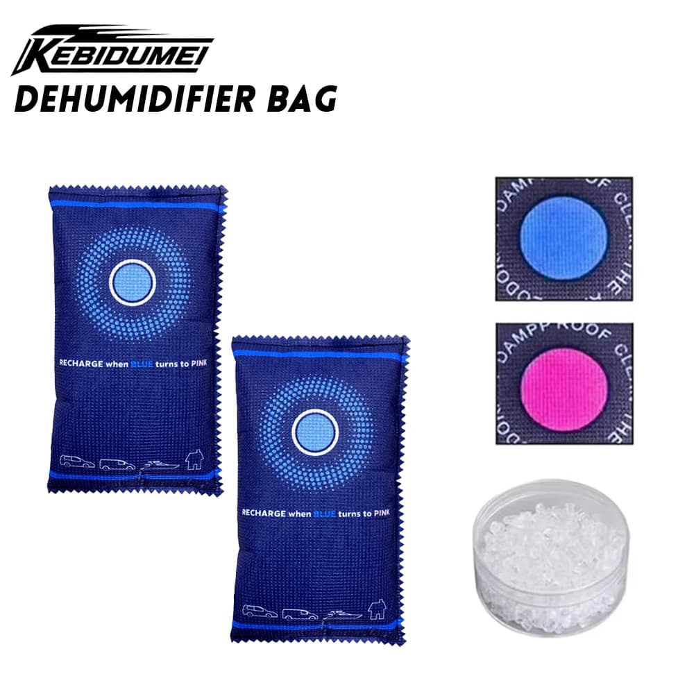 KEBUDUMEI 1/2 pz. Sacchetto Deumidificatore Riutilizzabile in Silicone, Assorbitore di Umidità per Armadi, Antiumidità, Sacchetto Essiccante, Accessori per Interni