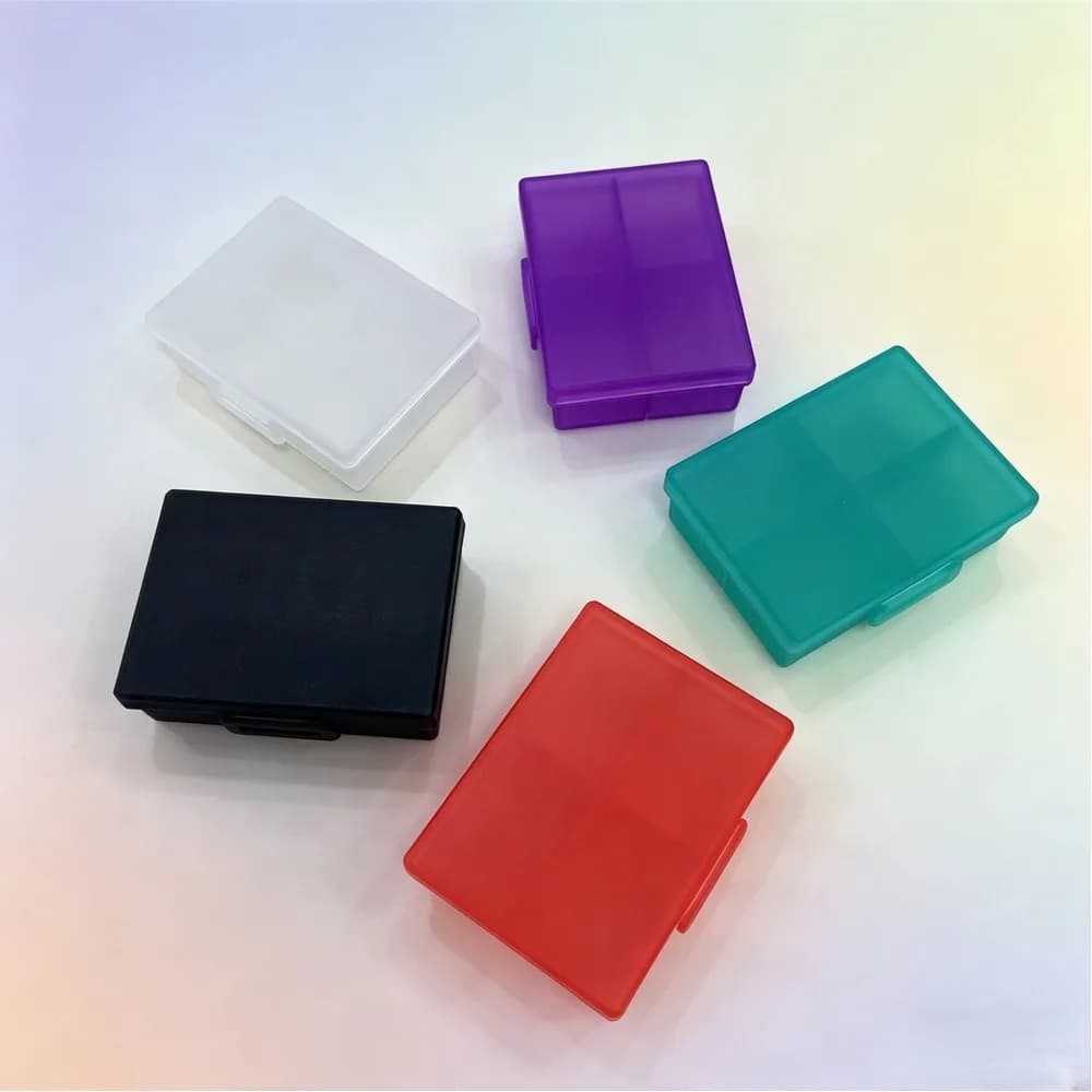 Nuovo Contenitore Portatile per Pillole da Viaggio, Organizzatore con 4/8 Scomparti per Vitamine, Integratori, Oli di Pesce, Medicinali