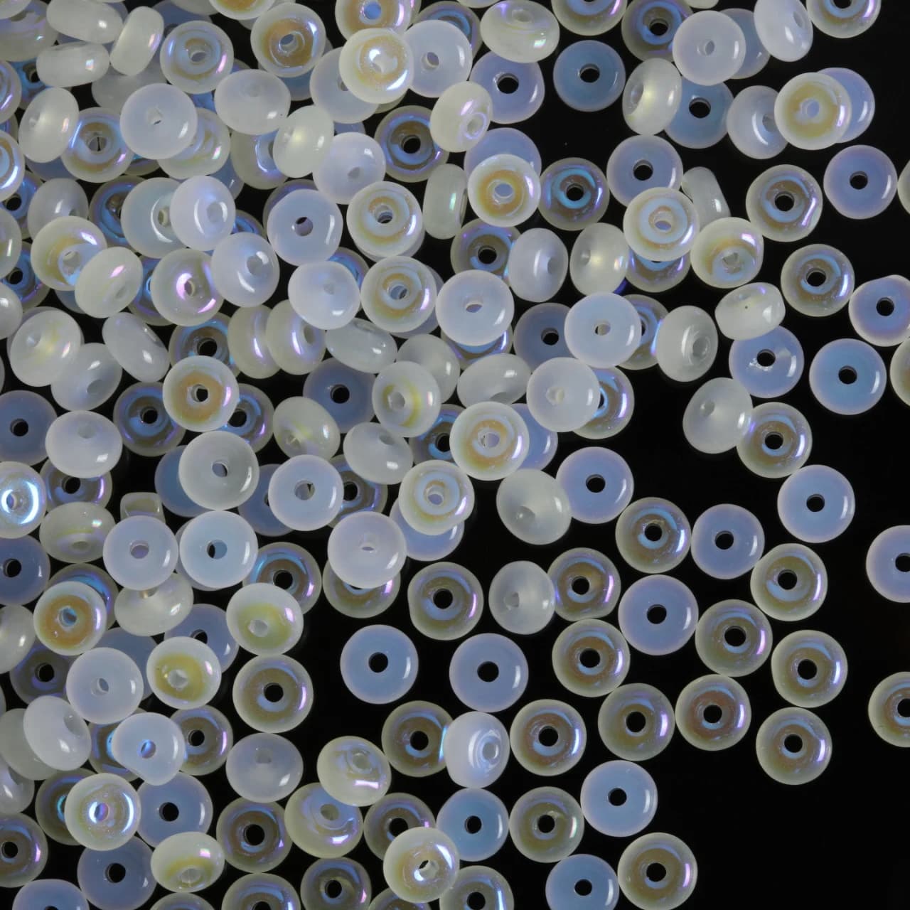 Perline distanziatrici in vetro elettroplaccato 3x6mm a forma di abaco, per creazione gioielli, bracciali, collane, orecchini, componenti fai da te, perline sfuse