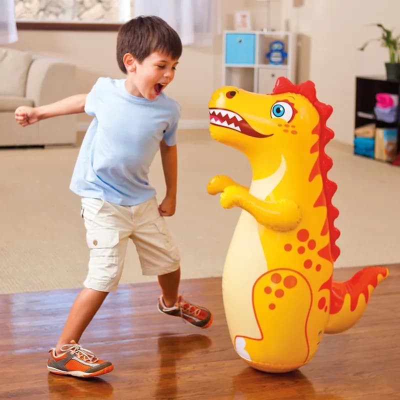 Tumbler Boxing Inflatable Boxing Bag Games for Boys Sports Toys Inflatable Toy for Dinosaur Glass