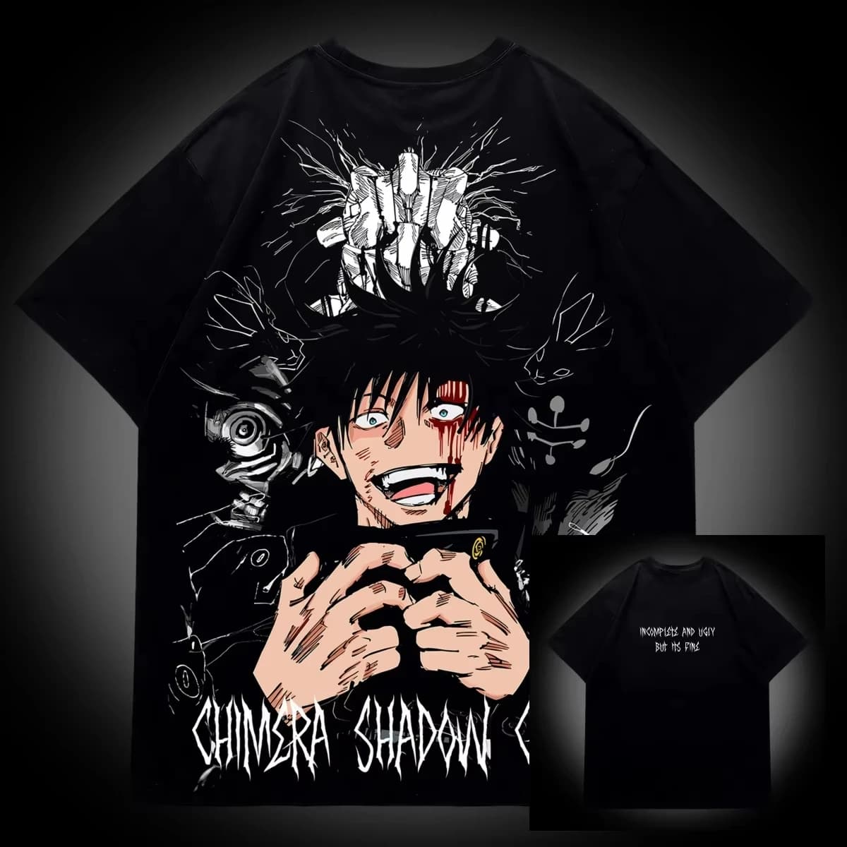 T-shirt Hakari Immortal Gambler Jujutsu Kaisen Anime in cotone con grafica per uomo, donna e bambino, streetwear estivo