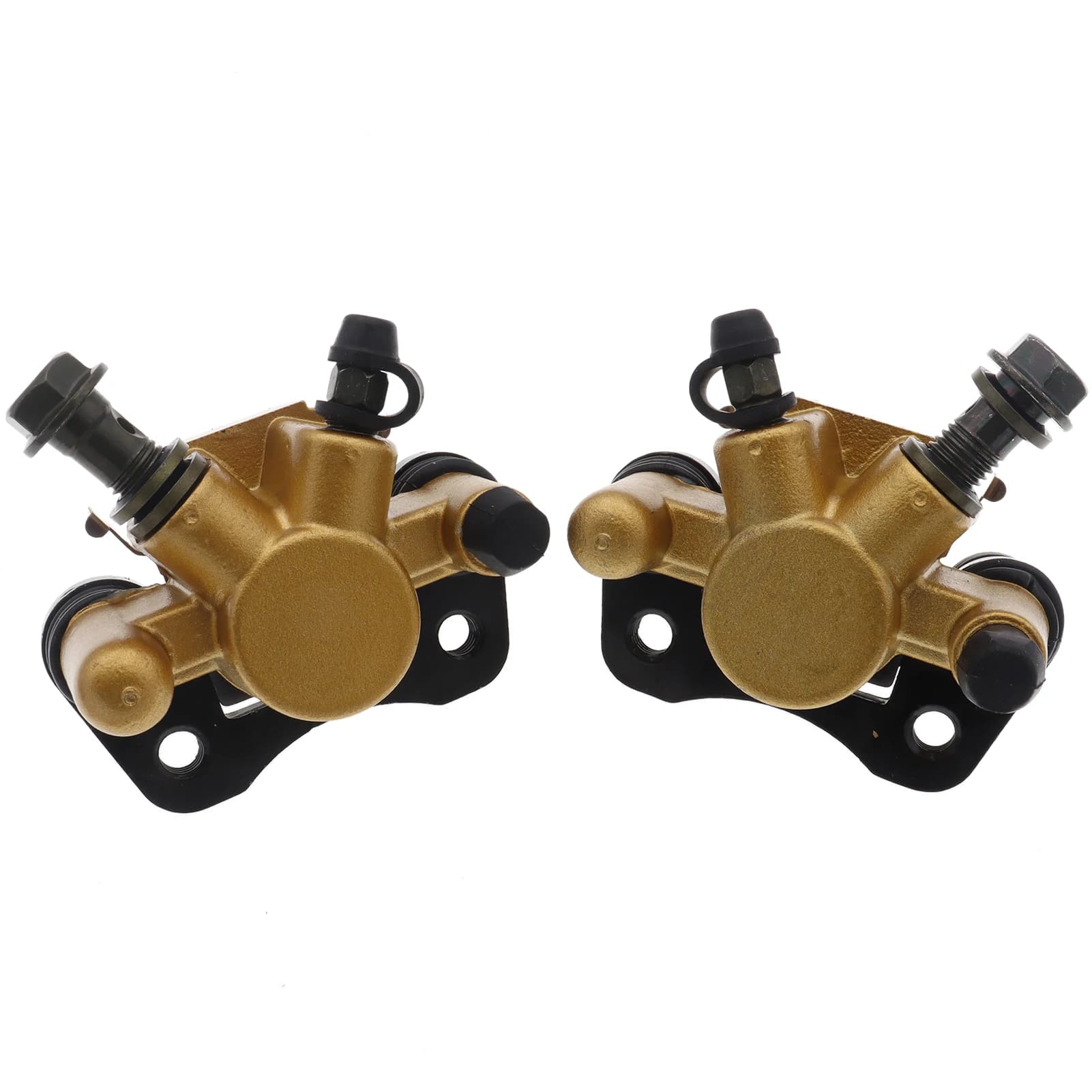 Pinze per pompa freno a disco in oro sinistro/destro M10 da 50mm per bici da moto ATV a 4 ruote