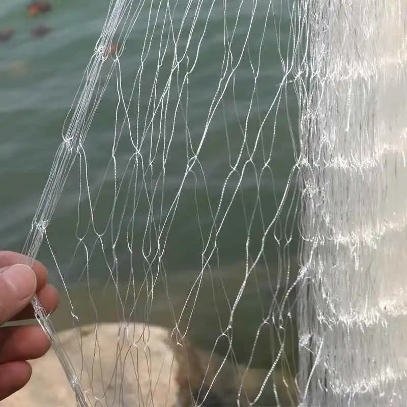 Rete da Pesca in Nylon Rinforzato, Rete Adesiva a Tre Strati, Grande Rete da Pesca, Rete per Pesca a Gancio, Rete in Seta, Marca Blue Valley