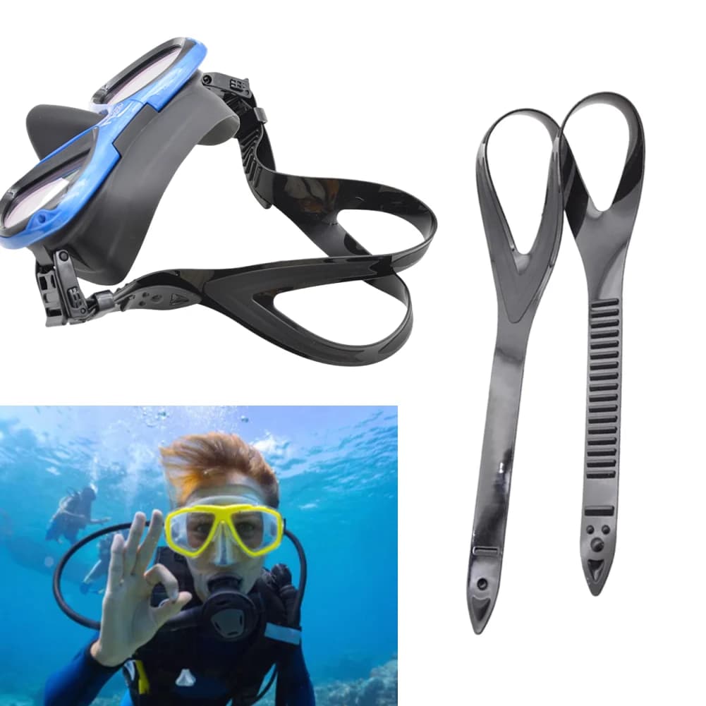 Silicone Replacement Strap for Underwater Mask, Universal Adjustable Strap for Swimwear, Headband for Underwater Mask