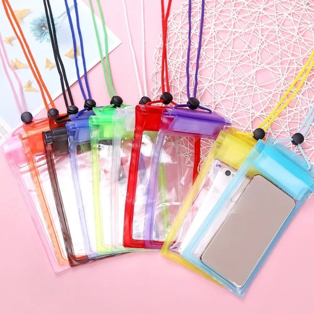 Swimming Diving Waterproof Phone Bag | Clear Touchscreen Dry Pouch for IPhone Samsung