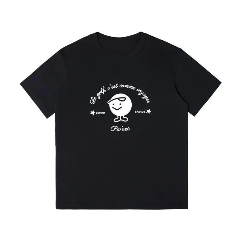 2025 moda estiva nuovo abbigliamento da golf estate traspirante casual girocollo T-shirt topparty abbigliamento essenziale 2025 Nuovo modello