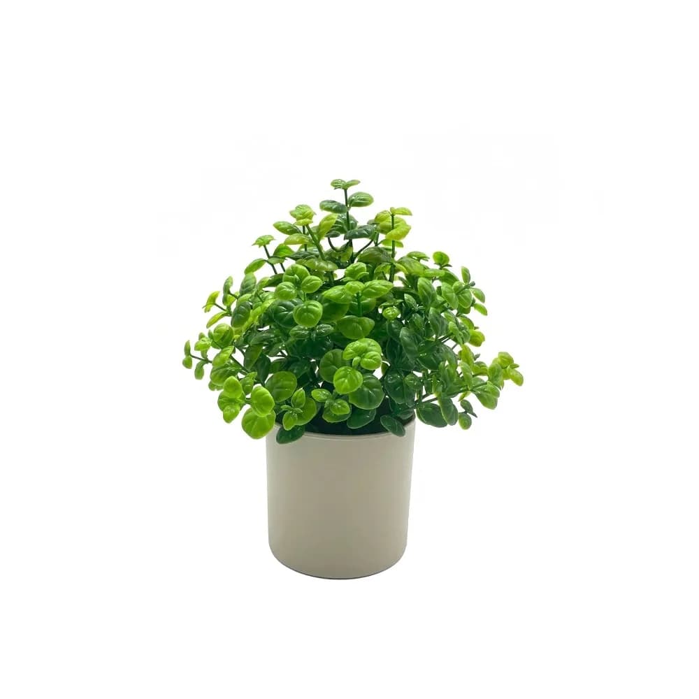 Pianta Artificiale Verde, Foglie di Bonsai, Accessori per Foto, Pianta Simulata in Vaso, Decorazione Artigianale, Finta Decorazione in Vaso