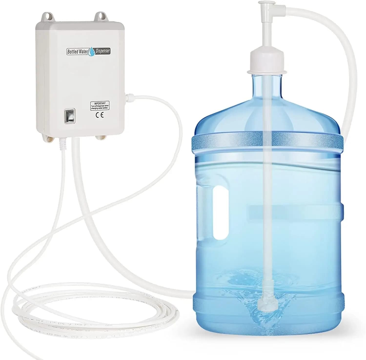 Self-Priming Water Dispenser Pump 110V AC US Plug Drinking Water Pump Food Grade for Coffee/Tea Maker, Refrigerator, Ice Maker