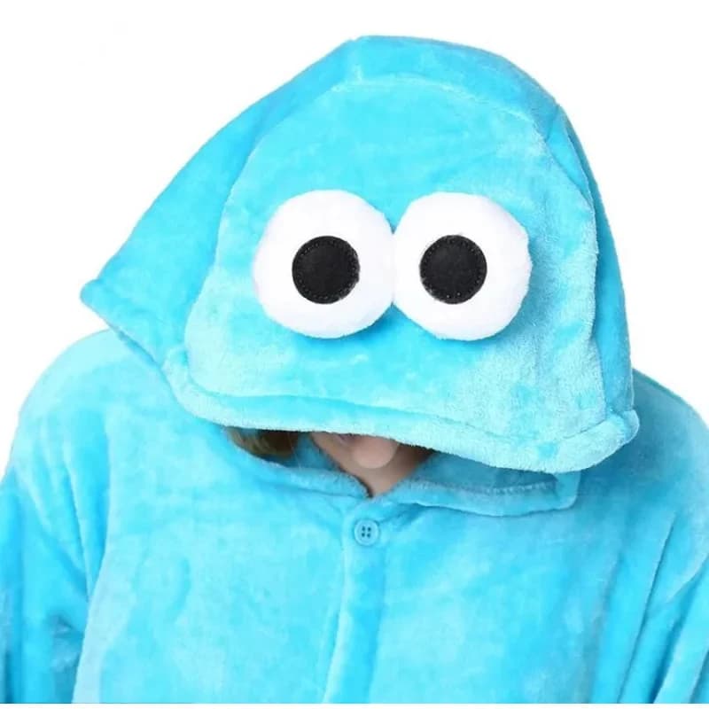 Costume di Halloween 2026 Nuovo Pigiama Animale per Adulti Elmo Sesame Cookie Mostri per Feste in Famiglia ★ Lucky Cosplay