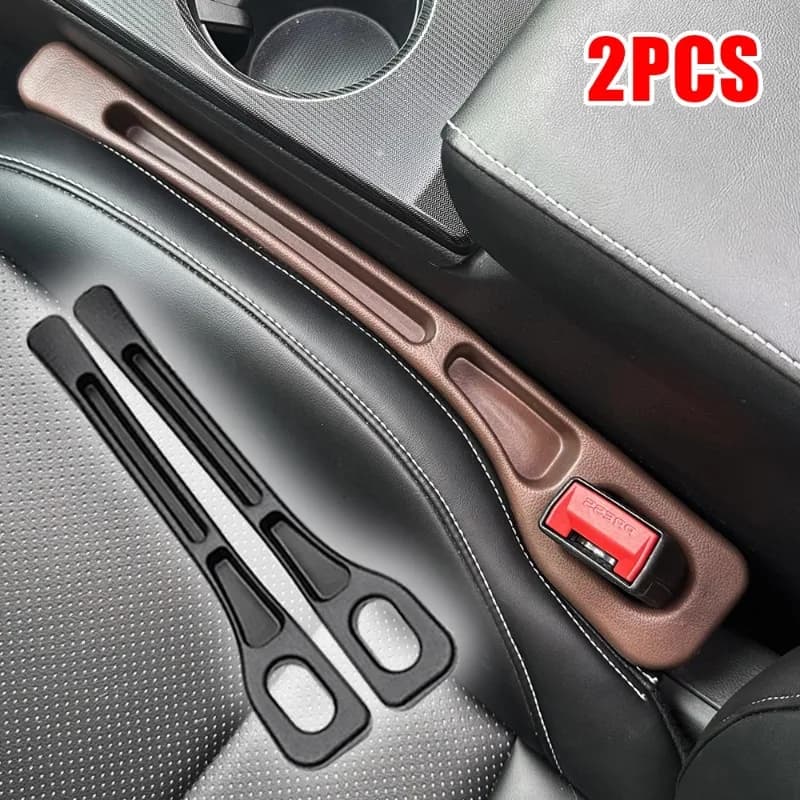 2 Pezzi Organizer per Fessure Sedile Auto, Scatola Portaoggetti tra i Sedili, Decorazione Interna, Accessori Auto