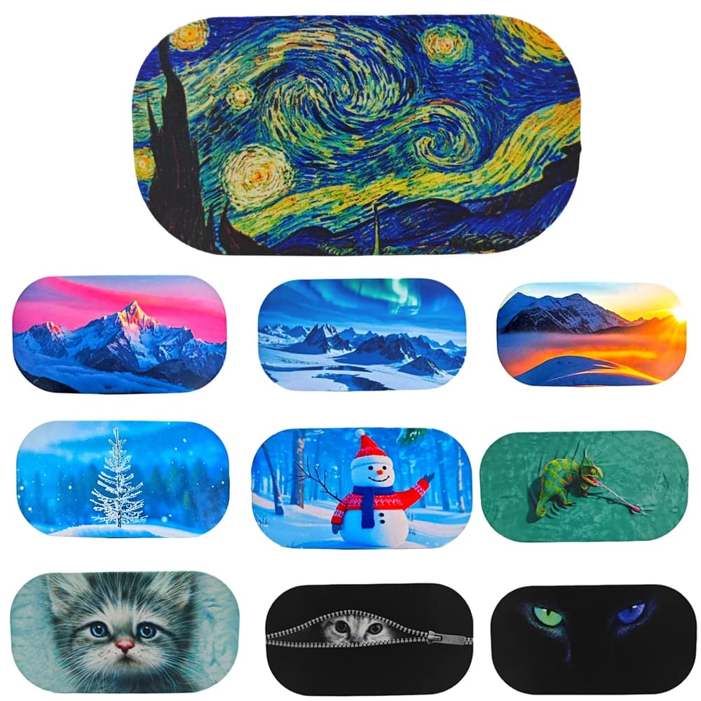 Multi-style Ski Goggles Dust Protective Cover Scratch Resistant Eyewear Sleeve For Winter Outdoor Skiing Sports