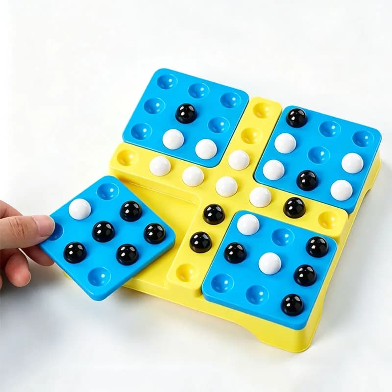 Classic Five In A Row Game Black White Chess Strategy Board Games For Adults And Family Travel Party Fun Entertainment