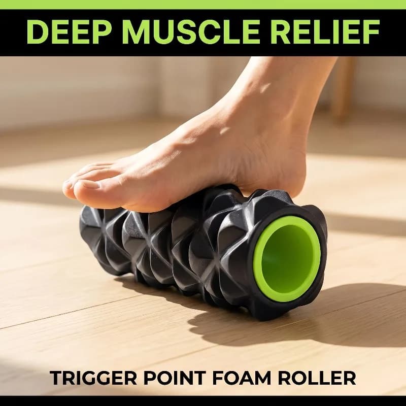 Foam Roller Muscle Foot Massage Stick EVA Trigger Point Deep Tissue Massager