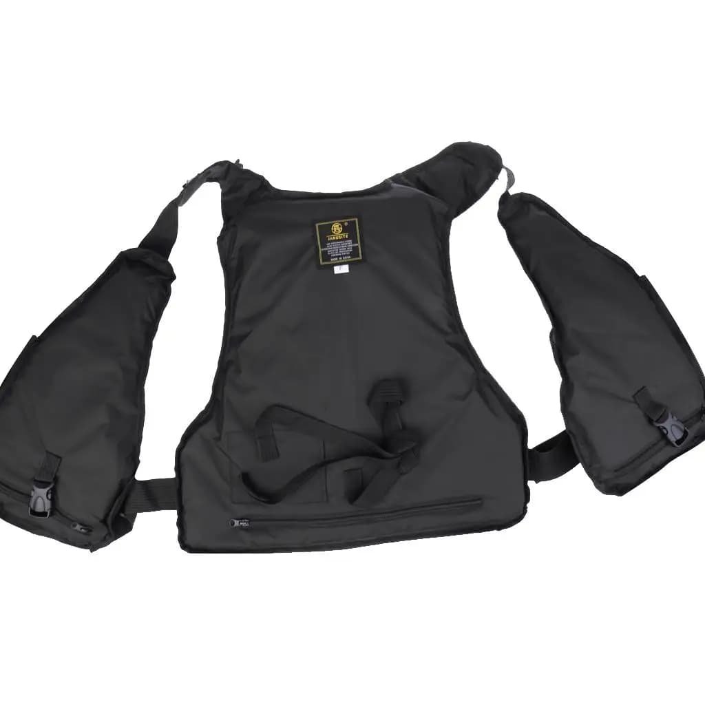 Safety Life Jacket Water-resistant Flotation Vest Multi Pocket Buoyant Aid for Rafting Kayak Fishing Swimming Boat