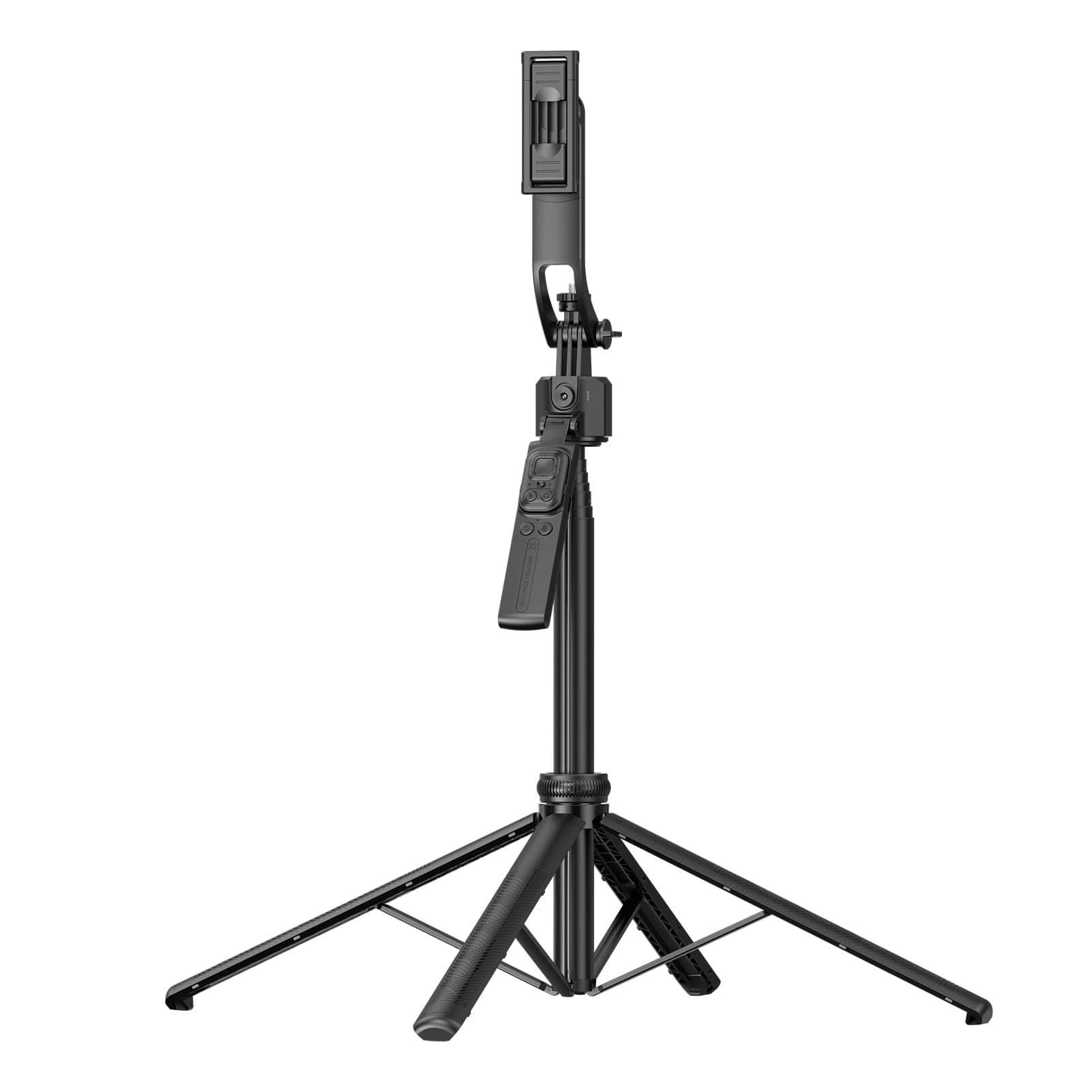 Treppiede per Selfie con Tracciamento Facciale AI a 360° ° Supporto Girevole a 4 Gambe Estensibili con Controllo Quadrapod da 163,5 cm/64,3 pollici con 1/