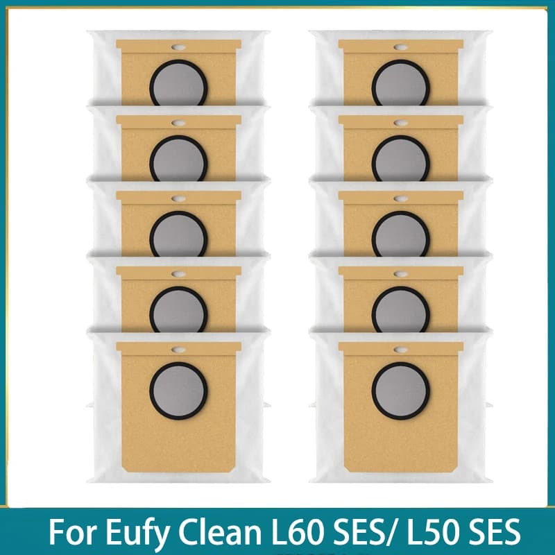 Vacuum Cleaner Bags for Eufy Clean L60 SES / L60 Hybrid SES / L50 SES Conga 2299 Robot Vacuum Cleaner Self-Empty Station
