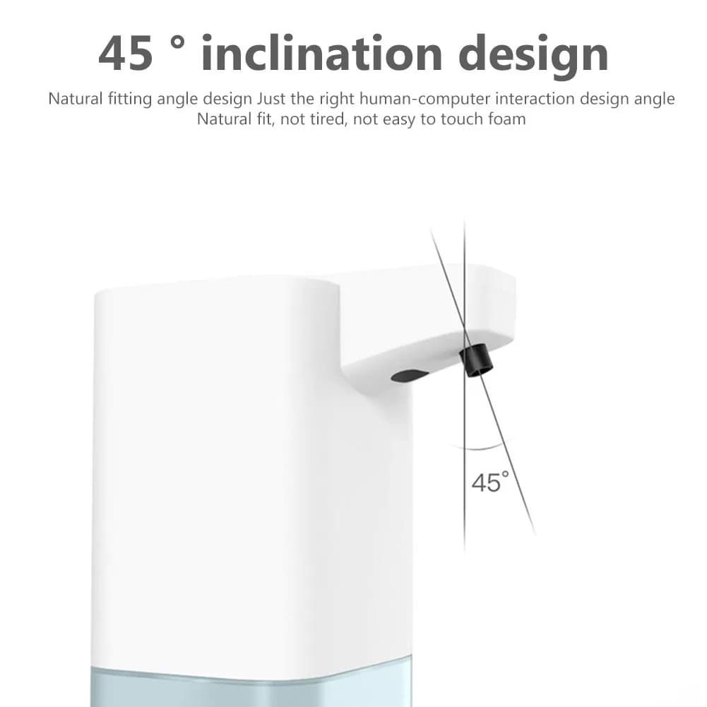 Dispenser Automatico di Sapone Schiumogeno, Ricarica Intelligente, Macchina Universale per Schiuma Liquida, Sensore Touchless, Impermeabile per Bagno e Scuola