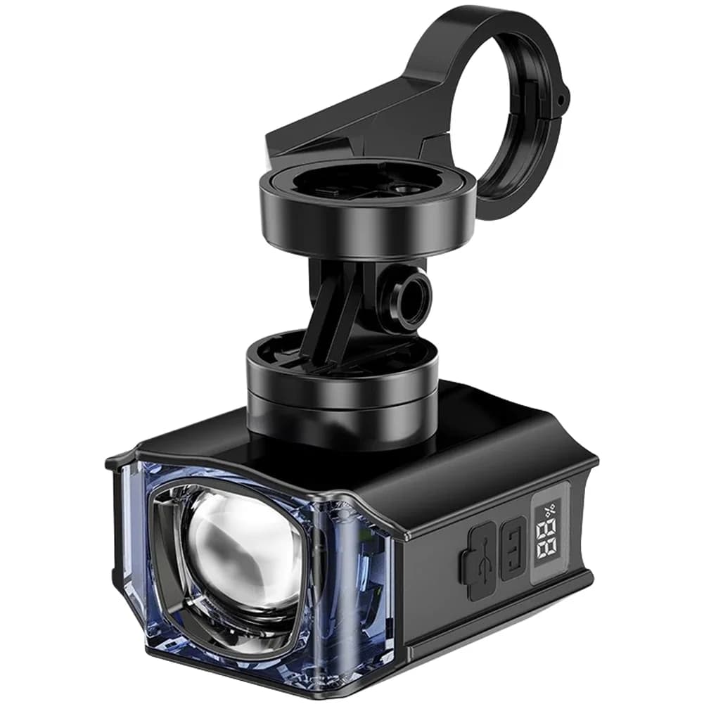 High Lumen Wireless Remote Controlled Bike Light Built with Aluminum Alloy and Compatible with USB C Charging Devices