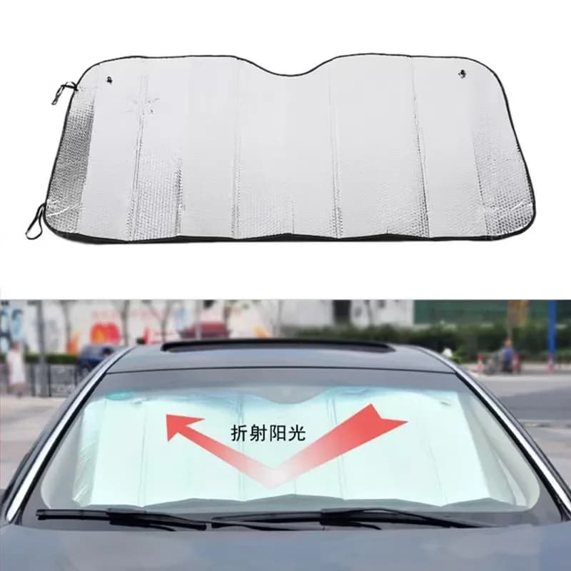 Car Front And Rear Sun Visors Car Windshield Summer Sun Protection Heat Insulation Window Sunshade Cars Interior Sun Visor