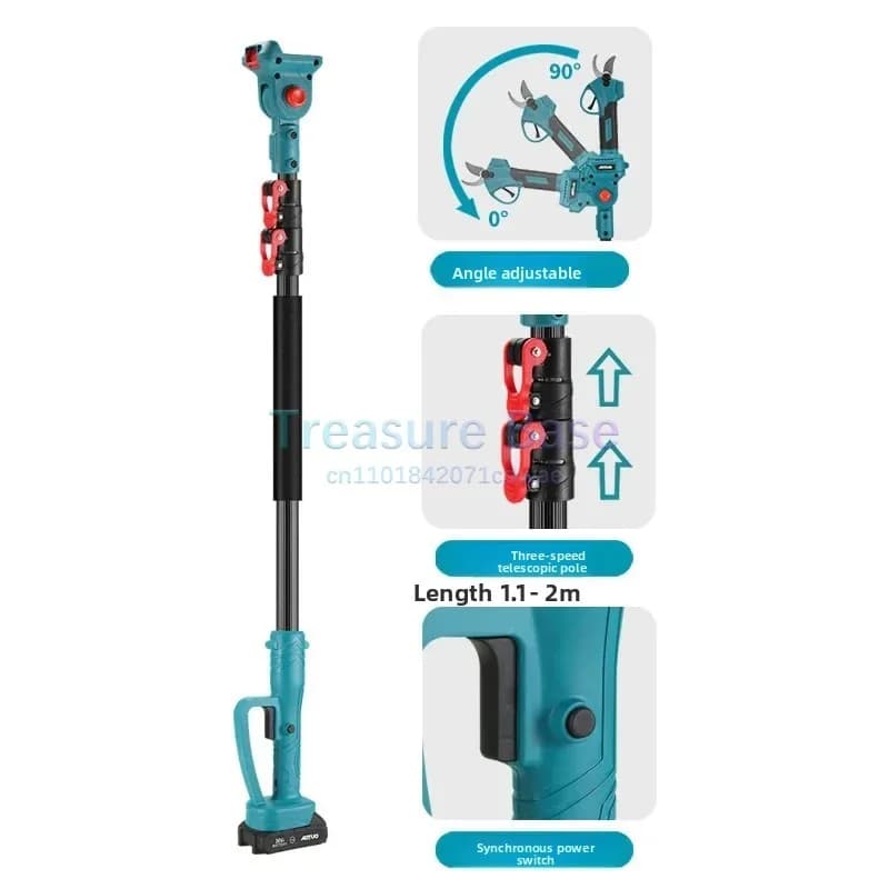 Potting shears Electric pole saw without brushes Long-range telescopic shaft potentiator Taglierina for large branches for thick branches