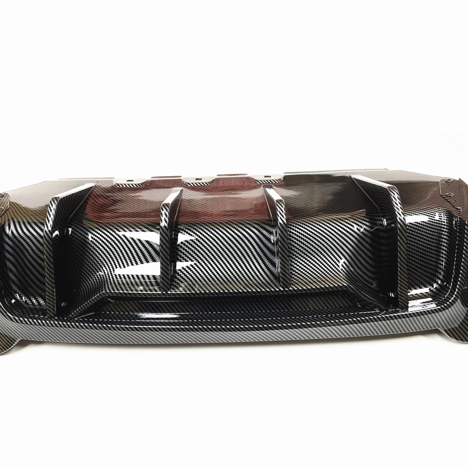 For BMW F10 F11 528 535 540 M-Tech 2011-2017 Car Rear Bumper Lip Spoiler Diffuser Guard Exhaust Plate Splitter Separator
