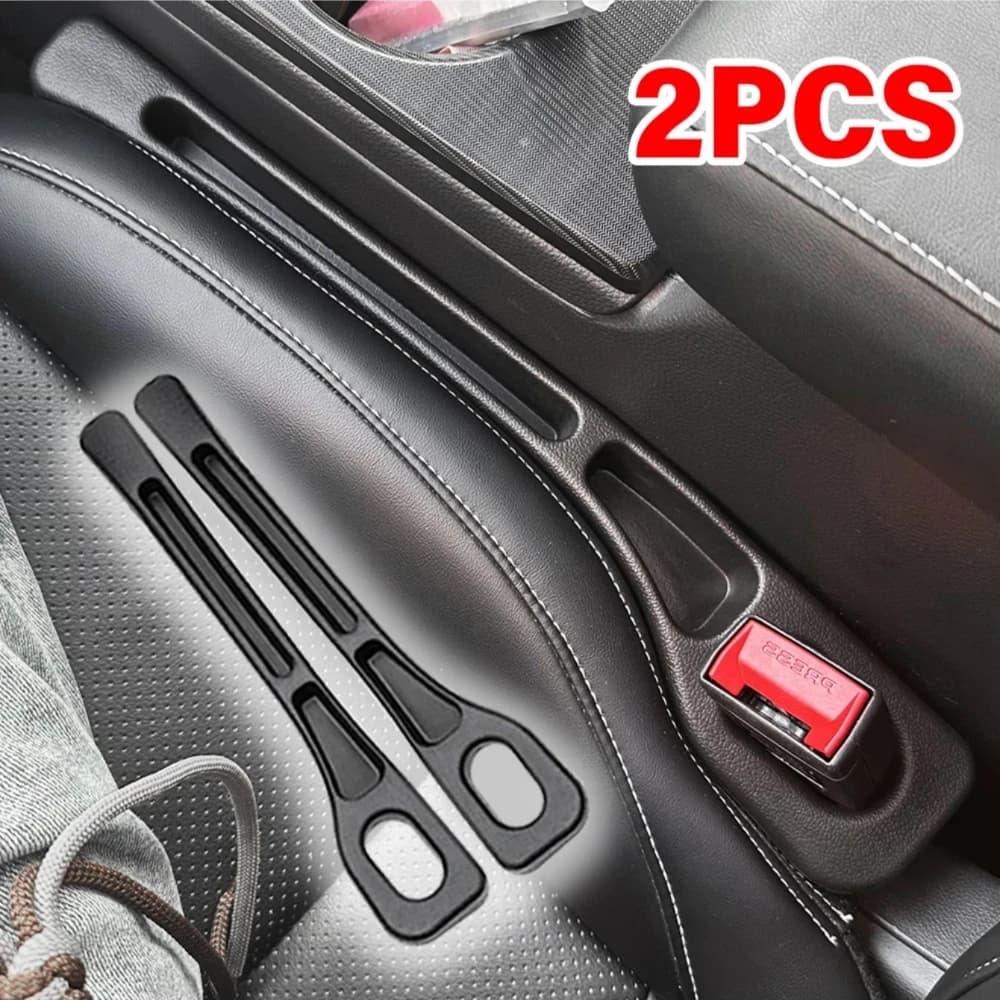 1 Paio di Guarnizioni Universali per Sedili Auto, Strisce di Riempimento Laterali, Organizzatore Antiscivolo per Fessure, Decorazione Interna