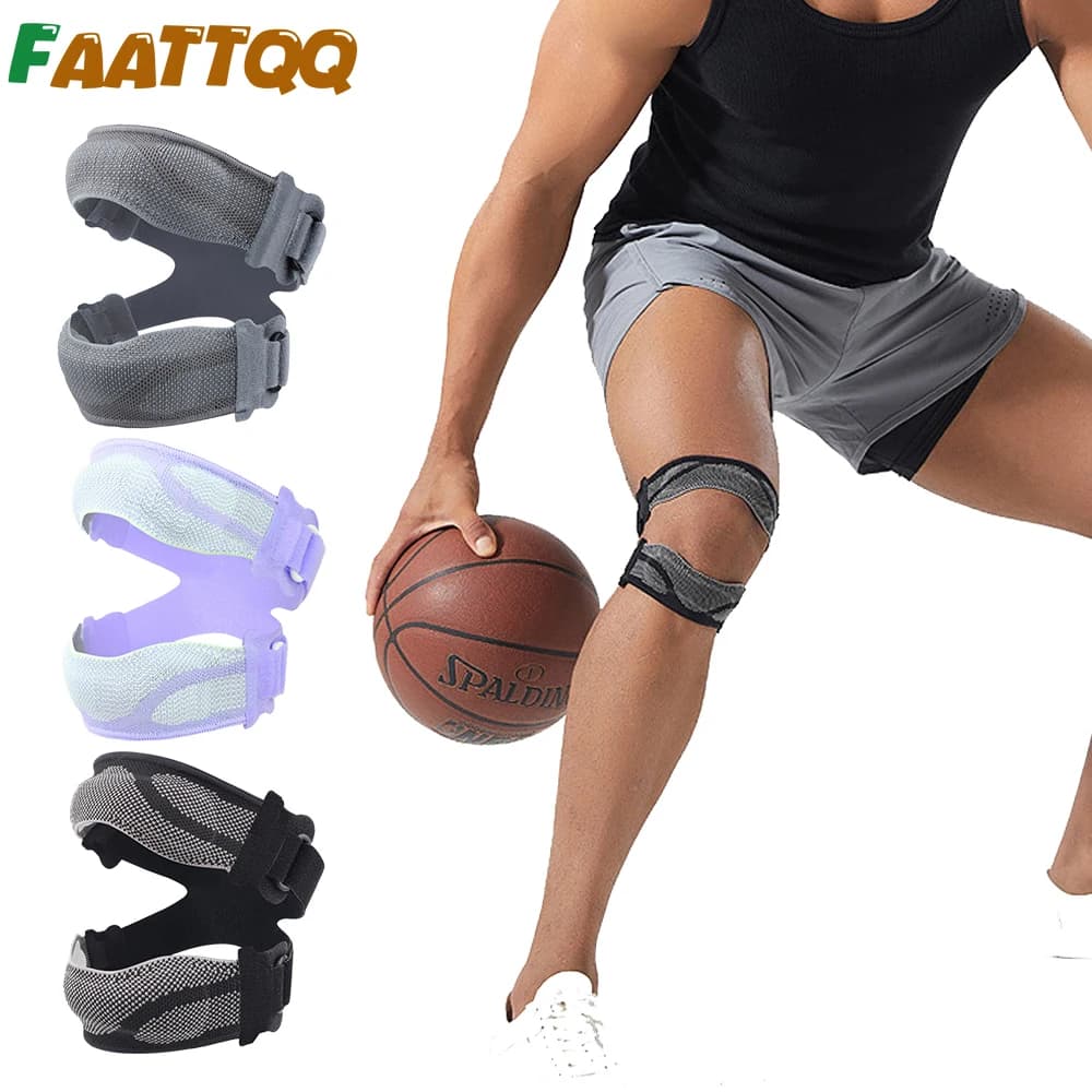 1/2 Pieces Support Belt for Rotule Tents, Adjustable Knee Pad for Men and Women, Support for Knee for Running, Basketball, Tendinite