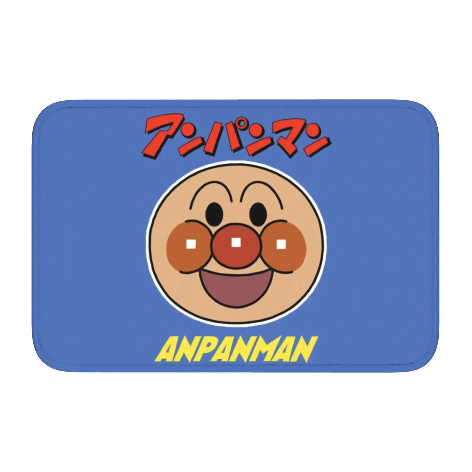 Anime Anpanmans carpets for floor, door, kitchen, bathroom, non-slip, for exterior, for garage, living room, entrance, carpet, footrest