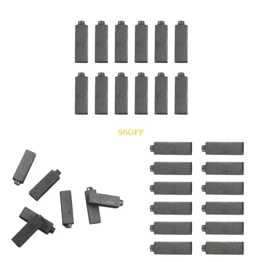 96GF 12 pz Spazzole carbone del motore della spazzola carbone per ancore Motore strumento potenza Asciugacapelli