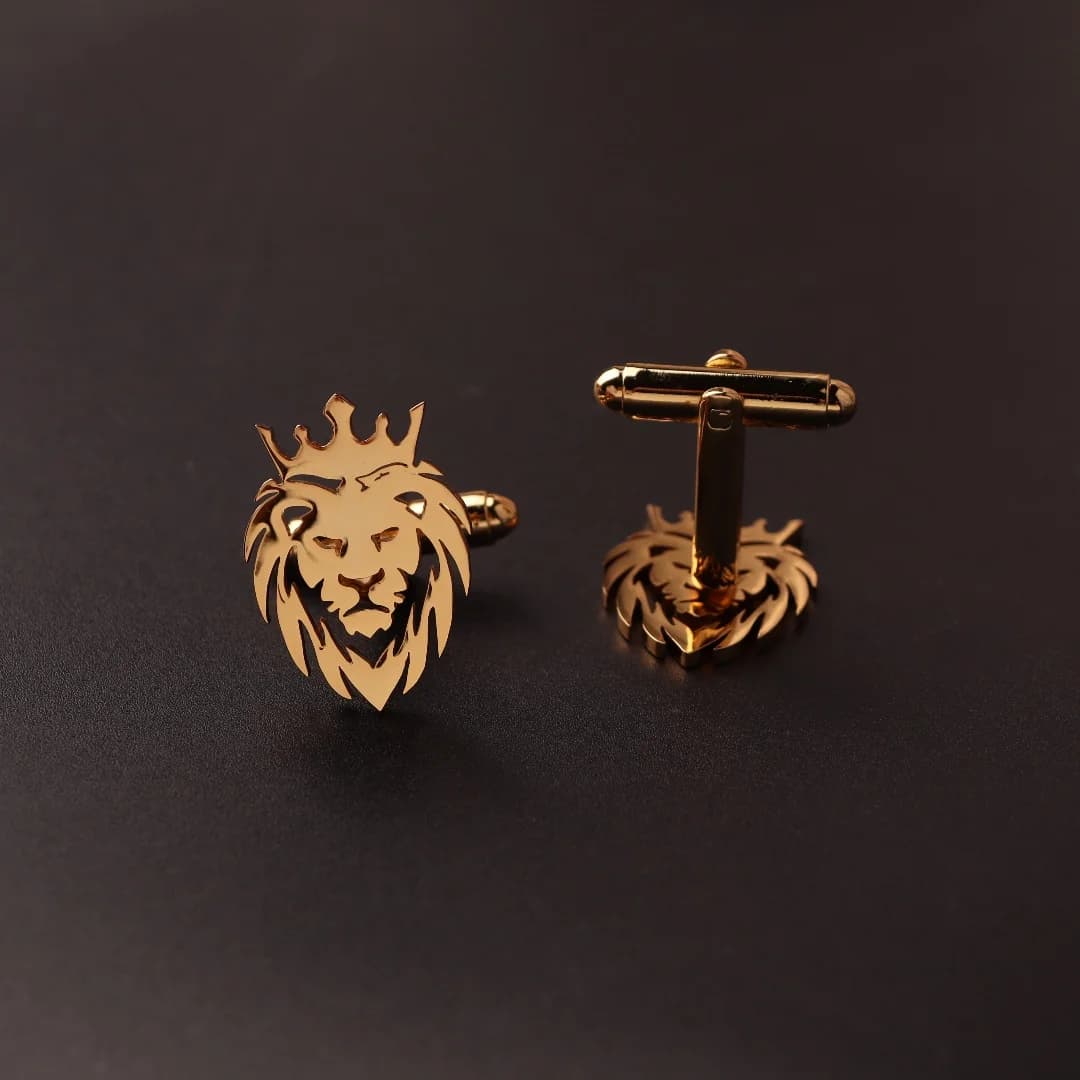 Stainless Steel Cufflinks For Men Lion Cuff Button Eagle Cross Sikh Symbol For Wedding Shirt Badge Pin Shirt Cufflinks