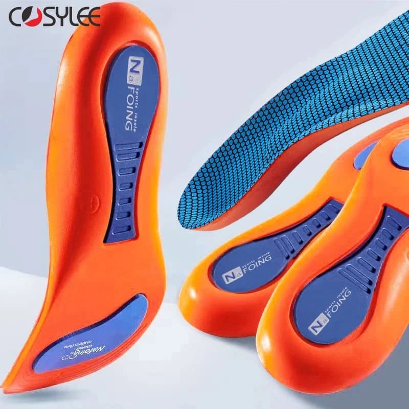 Solette Ortopediche Sportive Elastiche per Scarpe, Tecnologia Unisex per Assorbimento degli Urti, Solette Traspiranti per la Corsa
