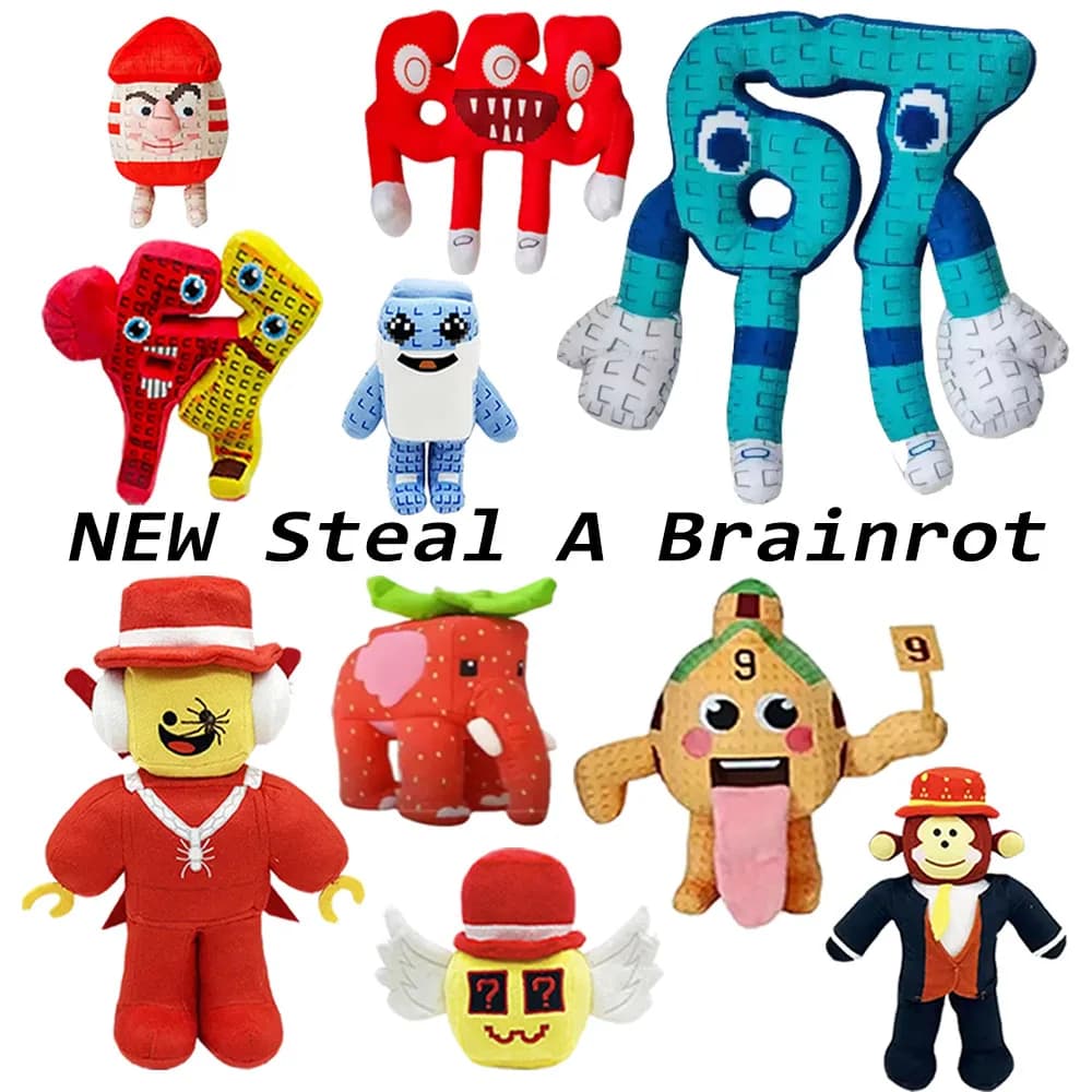 25 centimetri Ruba A Brainrot Sammy Jandel Gioco Caldo No.9 Casa Peluche Bambola Anime Periferiche Giocattolo Carino Chuy Peluche Per I Bambini Xmax Regalo
