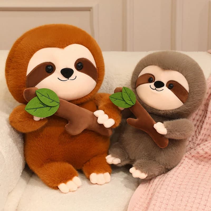 20/30/40CM Kawaii Sloth Plush Toy Simulated Sloth Plush Doll Embrace A Sense Of Security Growth Companion Doll
