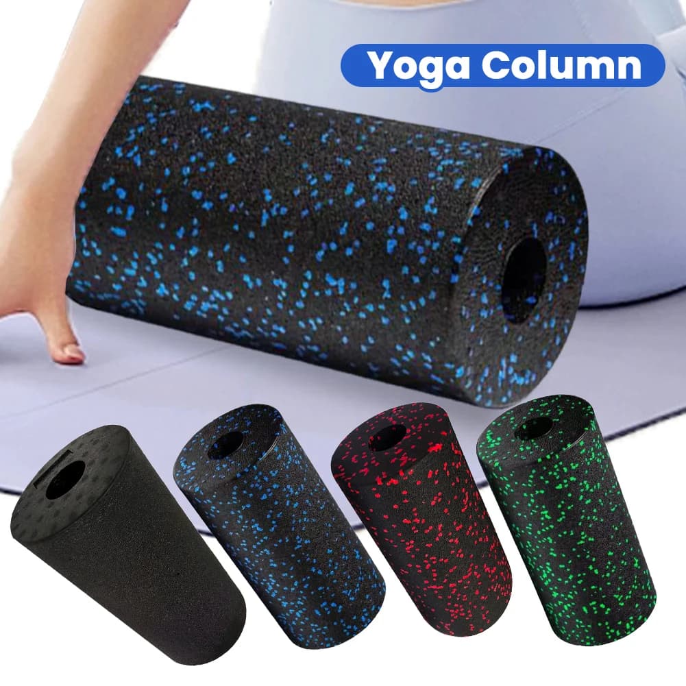 High Density Foam Roller, Multifunction Exercise Roller in EPP, Anti-slip Cable Massage Roller for Yoga and Pilates